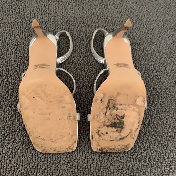 Steve Madden Silver Heels - Picture 5 of 6